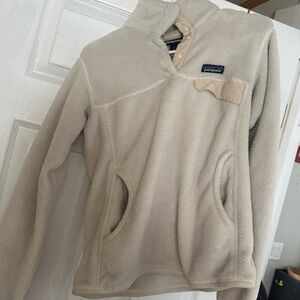 Patagonia Tan Fleece Jacket
